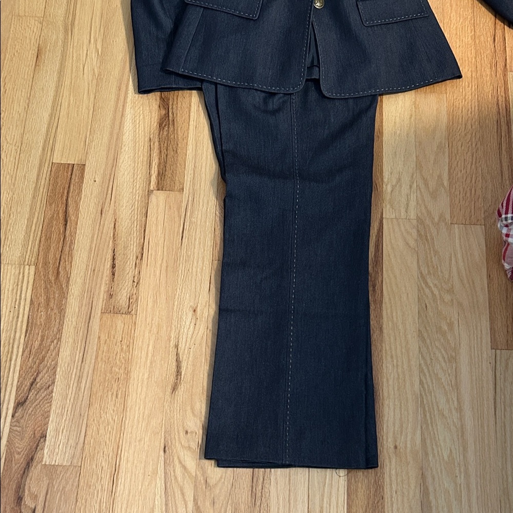 Kasper Dark Blue Suit Set - Picture 2 of 4